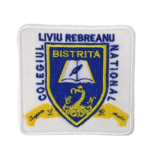 Emblemă brodată Colegiul Național ”Liviu Rebreanu” Bistrița