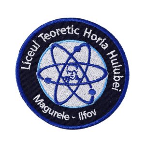 Emblemă Brodată Liceul Horia Hulubei Măgurele Ilfov