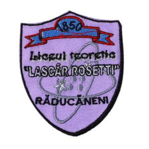 Emblema brodată Liceul „Lascăr Rosetti” Răducăneni