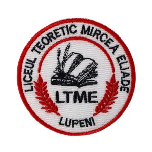 Emblemă brodată Liceul Mircea Eliade Lupeni