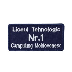 Emblema brodată Liceul Tehnologic Nr.1 Câmpulung Moldovenesc