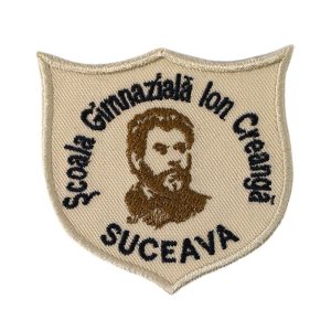 Emblemă brodată Școala Gimnazială Ion Creangă Suceava