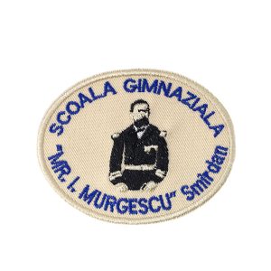 Emblemă brodată Școala Gimnazială “Maior Ioan Murgescu” Smârdan
