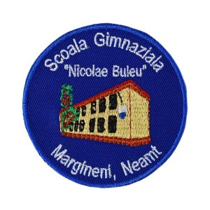 Emblema brodată Școala Gimnazială „Nicolae Buleu” Mărgineni