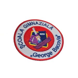 Emblema brodată Școala Gimnazială ”George Bacovia” București